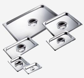 Deckel 18/8 GN 1/2 mit Aussparung